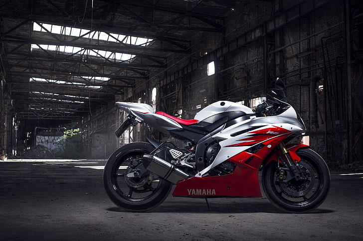 Yamaha R6, Motorrad, Sport, Fahrzeug, HD-Hintergrundbild