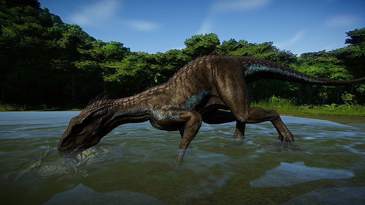 Jurassic World, Indoraptor, Jurassic World Evolution, Tapety HD