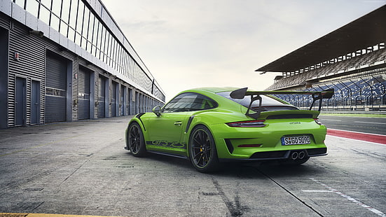 samochód sportowy, Porsche 911 GT3 RS, 4k, Tapety HD HD wallpaper
