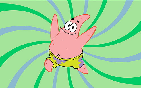 Nickelodeon Spongebob SquarePants Patrick Star, dessin animé, Bob l'éponge, rakhmet95, Patrick, Fond d'écran HD HD wallpaper