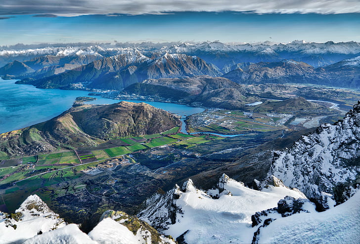 пейзажная фотография снежной горы и коричневой горы, восхождение, замечательные, пейзажная фотография, снежная гора, коричневая гора, Новая Зеландия, Квинстаун, южный остров, ежедневно, фото, горизонтальные, цвет, цвет, день, перевернутый, гора, HDRRR, Трава, Водное небо, Черная скала, Sony, Отражение, Пруд, Замечательные, Лыжи, Поле, Открытый, На открытом воздухе, холм, пейзаж, горный склон, трасса, спорт, Селфи, снег, природа, Горный пик, Европейские Альпы, Scenics, горный хребет, зима, путешествия, HD обои