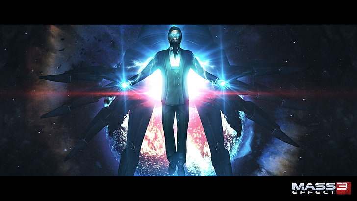 Mass 3 Effect digital tapet, Illusive Man, videospel, HD tapet