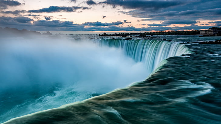 Niagara Falls, Waterfall, 7K, HD wallpaper