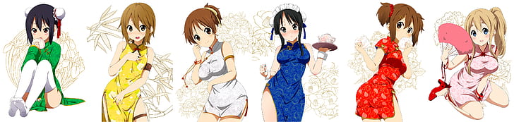 K-ON!, Akiyama Mio, Kotobuki Tsumugi, Hirasawa Yui, Nakano Azusa, Hirasawa Ui, Tainaka Ritsu, anime, anime girls, HD wallpaper