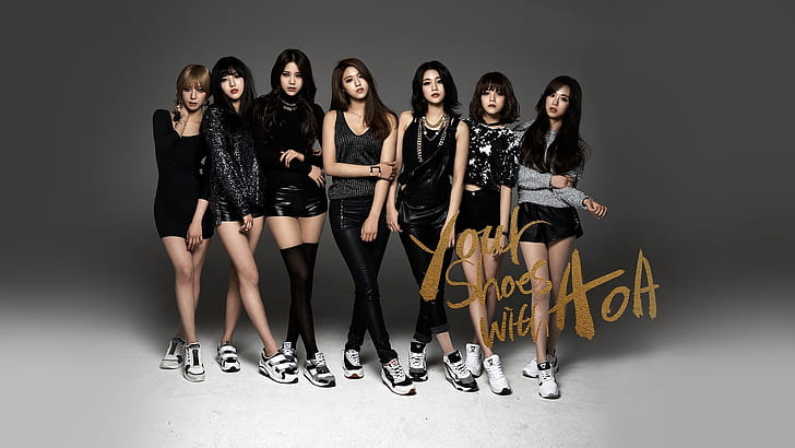 AOA, filles de musique coréenne 03, AOA, coréen, musique, filles, Fond d'écran HD