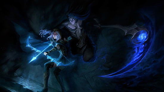  Video Game, League Of Legends, Ashe (League Of Legends), Kayn (League Of Legends), HD wallpaper HD wallpaper