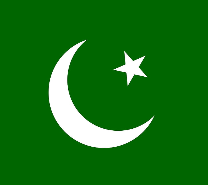 Flaga 2000px, liga, muzułmanin, pakistan, q svg, Tapety HD