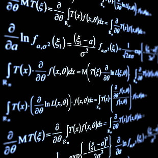 texto de ecuación matemática, caracteres, fórmula, ecuaciones diferenciales, función, integral, matemática superior, Fondo de pantalla HD HD wallpaper
