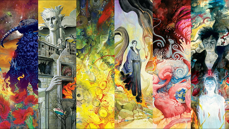 Sandman Overture, Sandman, Neil Gaiman, J.H. Williams III, DC Comics, Vertigo, HD wallpaper
