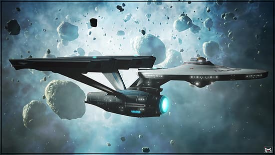 ستار تريك ، يو إس إس إنتربرايز (سفينة فضاء)، خلفية HD HD wallpaper