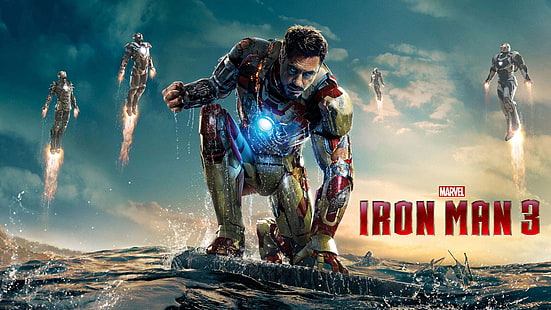 Iron Man 3 Marvel Comics High Definition Wallpaper 3840 × 2160, HD тапет HD wallpaper