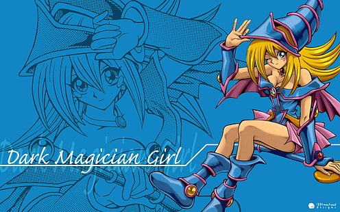 Yu-Gi-Oh!, Dark Magician Girl, HD wallpaper HD wallpaper