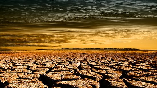 Desert Cracked HD, Natur, Wüste, geknackt, HD-Hintergrundbild HD wallpaper