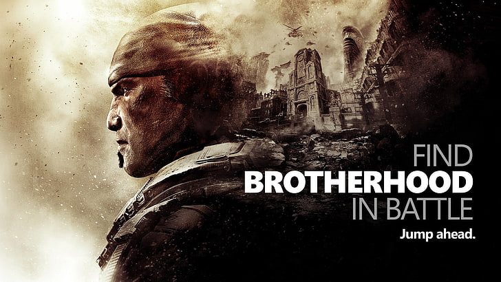 Найди Братство в битве цифровые обои, Xbox One, Xbox, Microsoft, Gears of War, HD обои