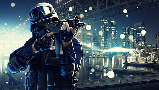 Point Blank PC-Spiele Desktop-Hintergrund 09, Soldat mit Pistole Tapete, HD-Hintergrundbild HD wallpaper