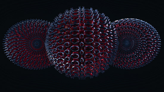 3D fractal, render, digital art, abstract, HD wallpaper HD wallpaper