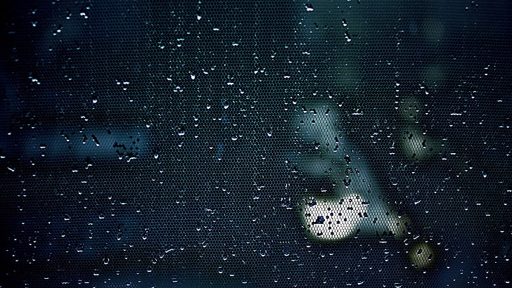 water droplets, water drops, texture, HD wallpaper