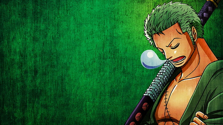 Seifenblasen, One Piece, Roronoa Zoro, HD-Hintergrundbild