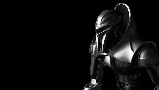 schwarzer hintergrund battlestar galactica roboter zylonen, HD-Hintergrundbild HD wallpaper