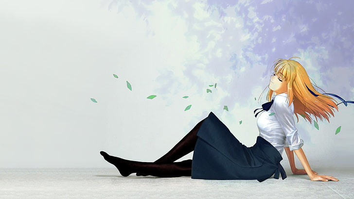 สาวอะนิเมะ, Fate Series, Saber, วอลล์เปเปอร์ HD