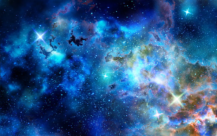 Ficção Científica, Nebulosa, Espaço, HD papel de parede