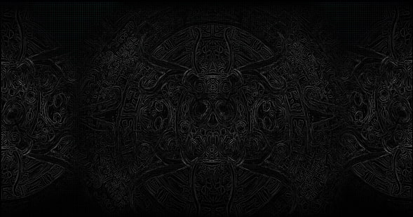 cráneo, demonio, Fondo de pantalla HD HD wallpaper