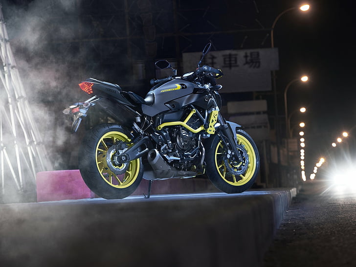 Yamaha, Yamaha MT-07, Motocicleta, Veículo, HD papel de parede