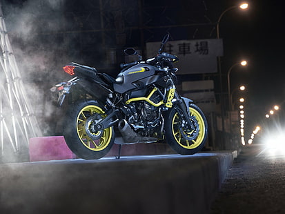 Yamaha, Yamaha MT-07, мотоциклет, превозно средство, HD тапет HD wallpaper