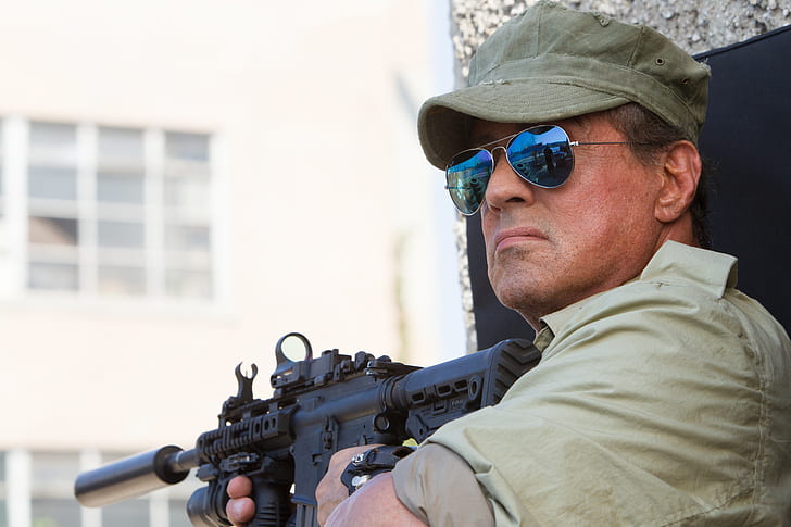 glasses, Sylvester Stallone, Expendables-3, HD wallpaper