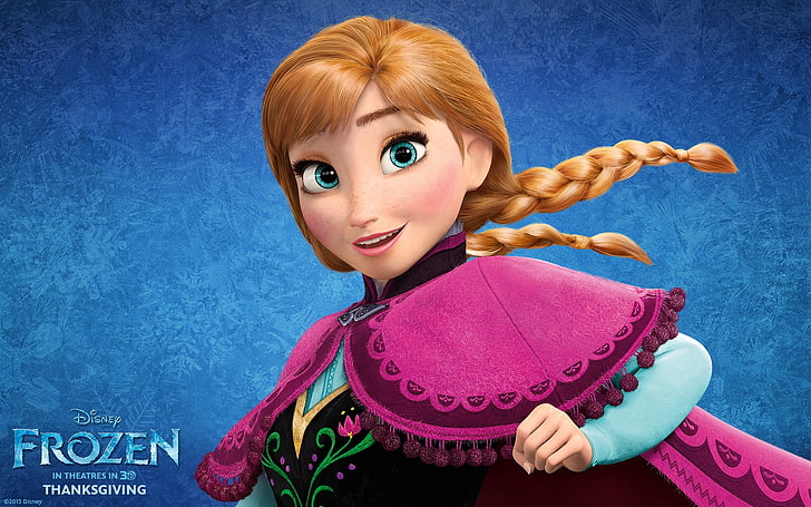 Disney Frozen Anna, Princess Anna, Frozen (филм), филми, HD тапет