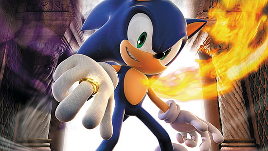 Illustrazione di Sonic The Hedgehog, videogiochi, Sonic the Hedgehog, Sonic, Sfondo HD HD wallpaper