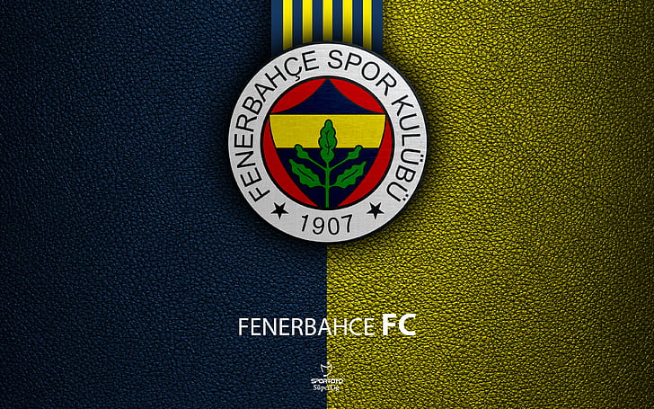Fotboll, Fenerbahçe S.K., emblem, logotyp, HD tapet