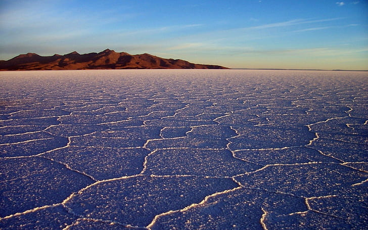 danau garam lanskap, Wallpaper HD