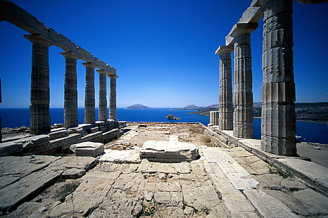 Poseidon-Tempel, HD-Hintergrundbild HD wallpaper