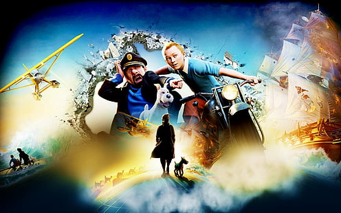 Die Abenteuer von Tintin, HD-Hintergrundbild HD wallpaper