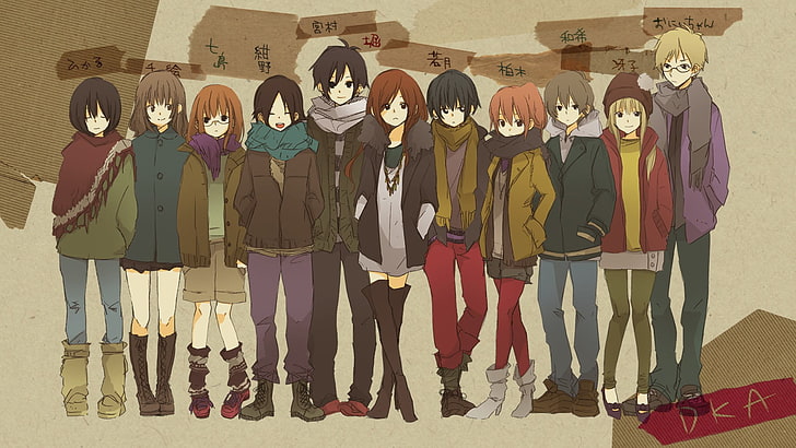 DKA anime cover, Horimiya, Miyamura Izumi, Hori Kyouko, HD wallpaper
