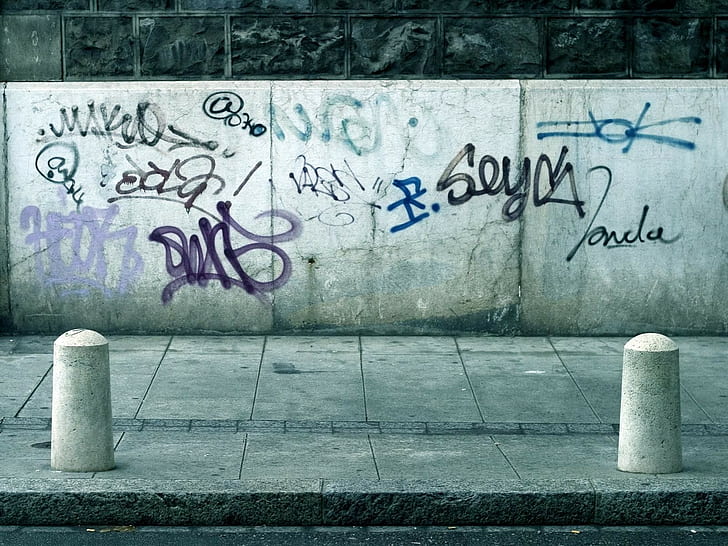 pared, graffiti, Fondo de pantalla HD