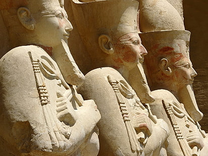 Luxor, deuses do Egito, Egito, HD papel de parede HD wallpaper