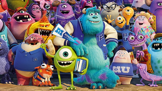 Monster Universität, Animation, Walt Disney, Filme, HD-Hintergrundbild HD wallpaper