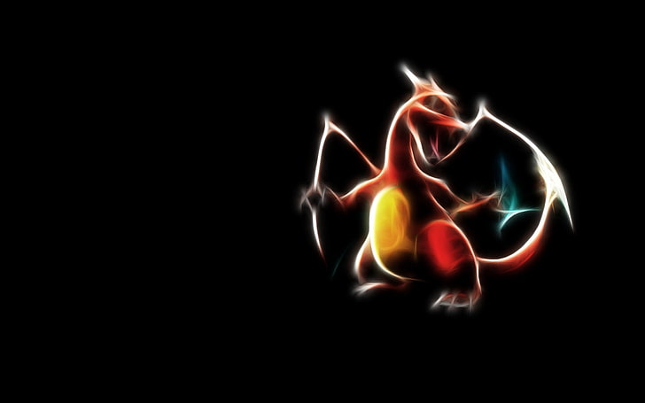 Charizard, Fractalius, Pokémon, HD wallpaper