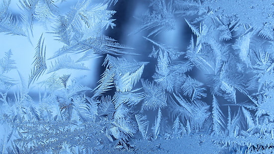 мороз, зима, мороз, лед, аннотация, HD обои HD wallpaper
