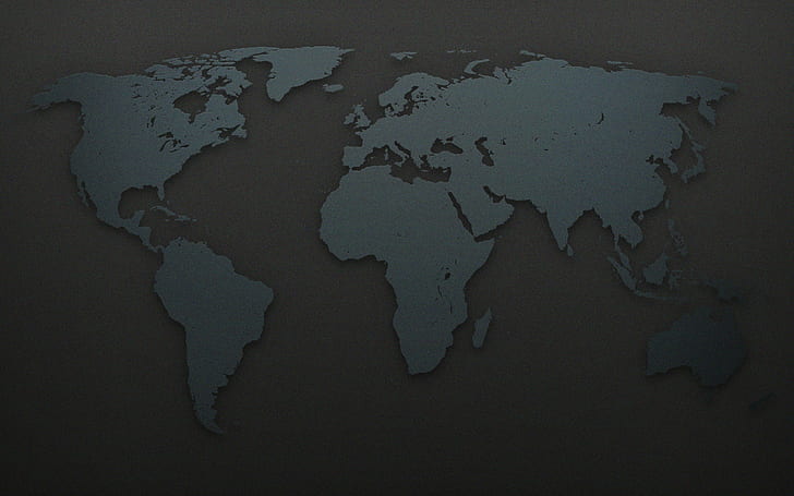 Темнота, карта, Photoshopped, мир, карта мира, HD обои