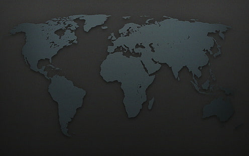 Escuro, mapa, Photoshop, mundo, mapa do mundo, HD papel de parede HD wallpaper