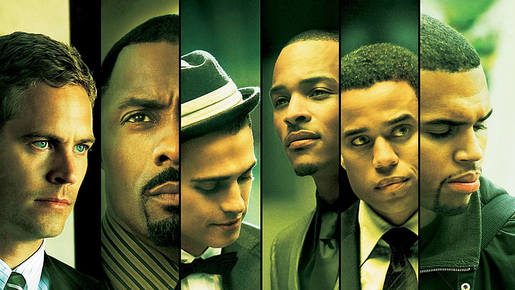 فيلم ، Takers ، Chris Brown ، Hayden Christensen ، Idris Elba ، Michael Ealy ، Paul Walker Paul Walker، خلفية HD