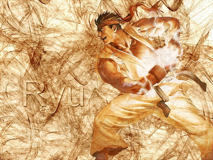 Street Fighter Ryu duvar kağıdı, Street Fighter, Ryu (Street Fighter), HD masaüstü duvar kağıdı