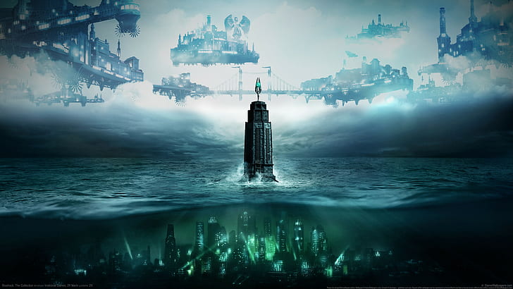BioShock, Columbia, Videospiele, Turm, HD-Hintergrundbild