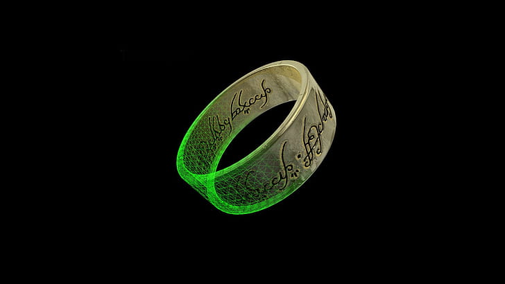 The Lord of the Rings Black Ring HD, fantasy, black, the, rings, lord, ring, HD wallpaper