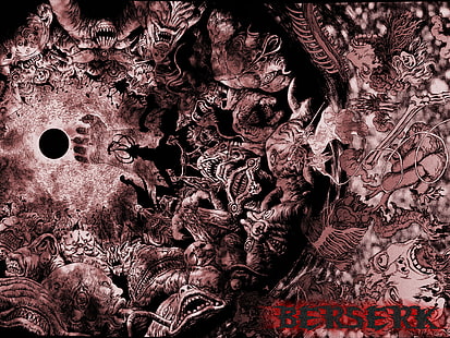 Kentaro Miura, Berserk, anime, karya seni, Wallpaper HD HD wallpaper