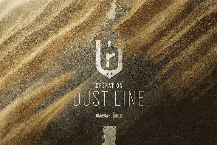 Operation Dust Line-text, Rainbow Six: Siege, CTU, PC-spel, Dust Line, vapen, HD tapet