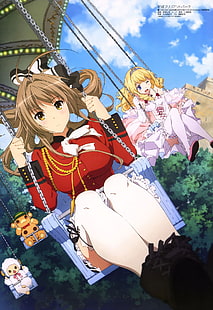 Anime Girls, Anime, Amagi Brilliant Park, Sento Isuzu, Fleuranza Latifa, HD-Hintergrundbild HD wallpaper